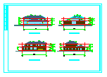 汉泉山庄别墅建筑施工设计CAD图