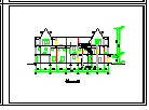 豪华别墅建筑施工设计CAD图纸_图1