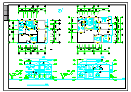 两层别墅建筑设计CAD方案施工图-图二