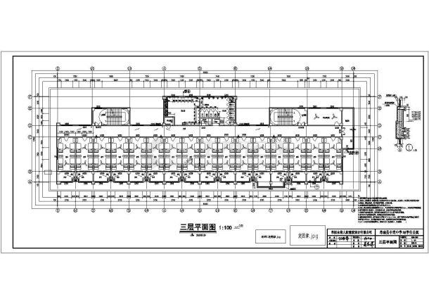 中岗中学2号学生公寓建筑施工图-图二