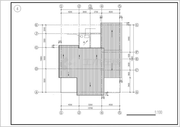 崇州某村镇三层砌体结构单体私人乡村别墅建筑设计CAD图纸（含结构图）-图一