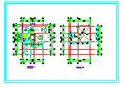 某花园别墅CAD建筑设计施工图-图二