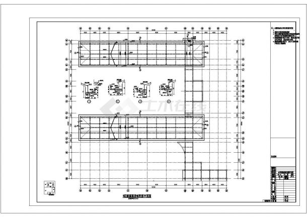 [南京]小学改扩建加固改造结构CAD建筑设计施工图-图二