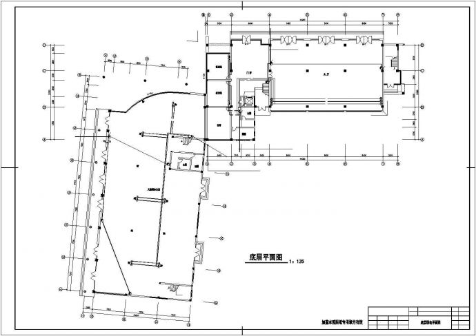大型公司的六层办公楼电气设计施工图CAD_图1