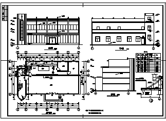 餐厅设计_某二层餐厅全套施工cad图纸_图1