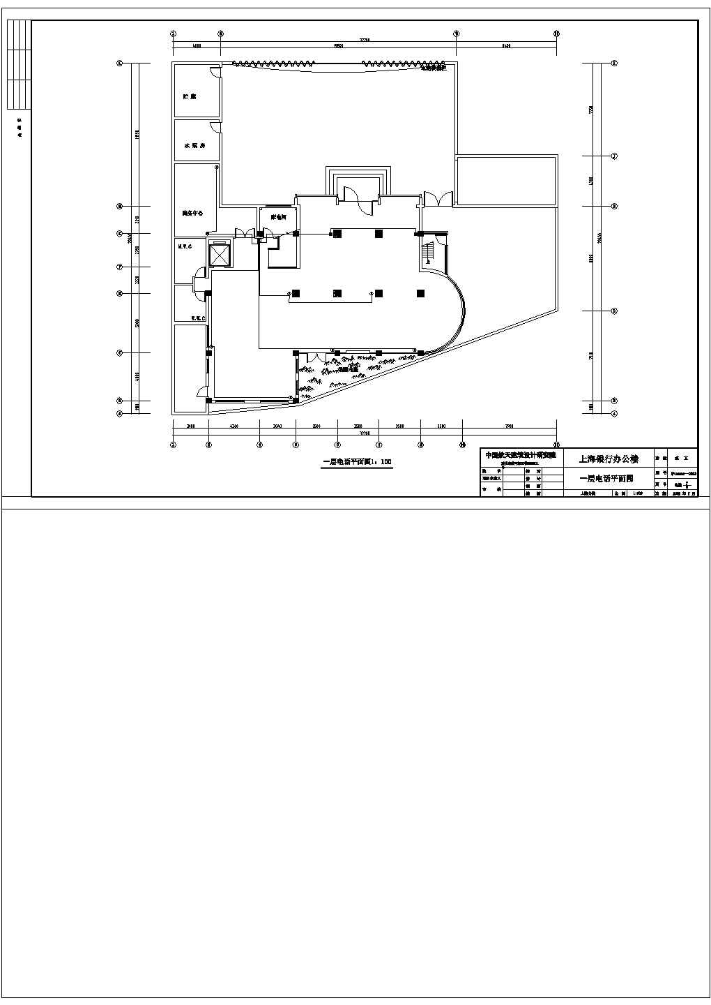 某办公楼电气设计平面图