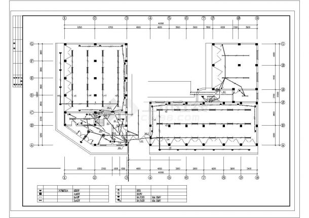 某6层办公楼电气设计CAD施工图-图一