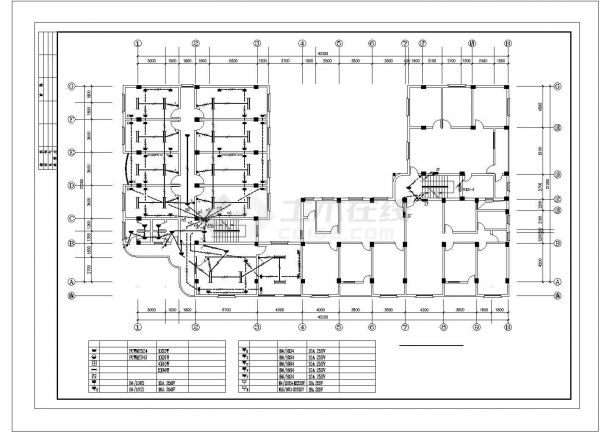 某6层办公楼电气设计CAD施工图-图二