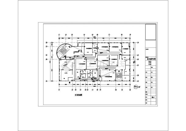 郑州某学校教学楼水电CAD建筑设计施工图-图一