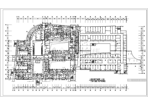 医院办公楼中央空调设计cad施工方案-图二