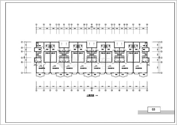 3层砖混结构多户组合式住宅楼建筑设计CAD图纸（2套方案）-图一