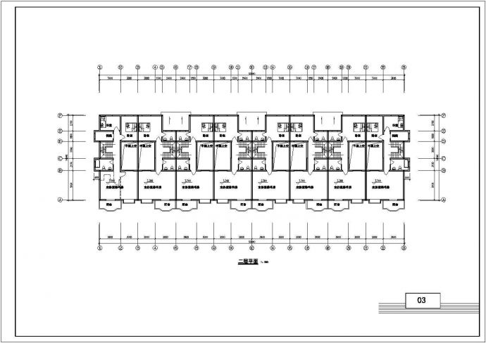3层砖混结构多户组合式住宅楼建筑设计CAD图纸（2套方案）_图1