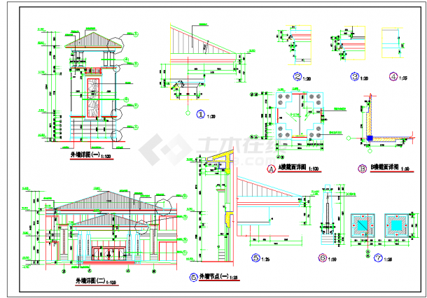 [广东]多层现代风格星级酒店建筑设计施工图纸-图二