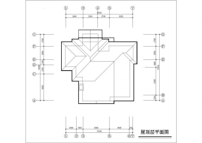 西安市周泉新村某294平米双层砖混结构乡村别墅建筑设计CAD图纸_图1