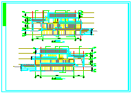 某休闲别墅建筑结构CAD施工设计图纸_图1