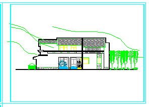欧式两层小别墅建筑设计施工图-图一