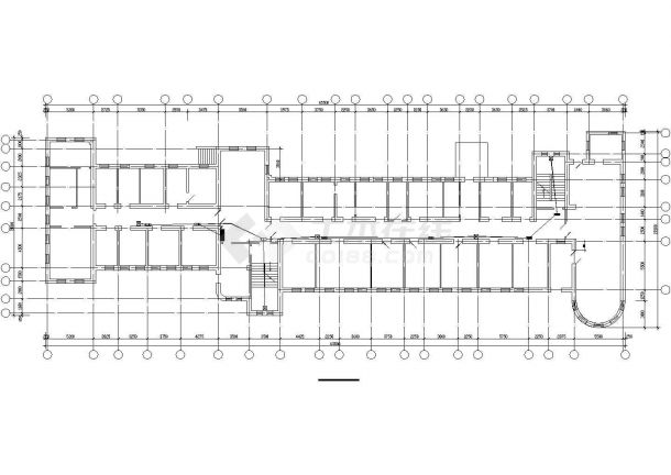 石家庄市某医院3层门诊楼电气系统CAD设计图纸-图一