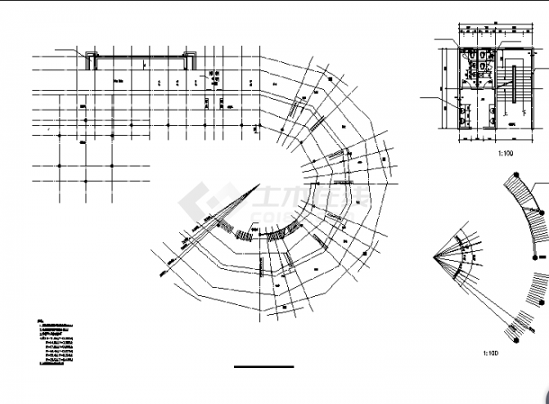 河南某幼儿园教学楼建筑设计施工cad图纸（含说明）-图二