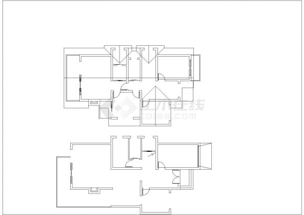  Complete detail construction drawing of CAD design of an independent north villa - Figure 1