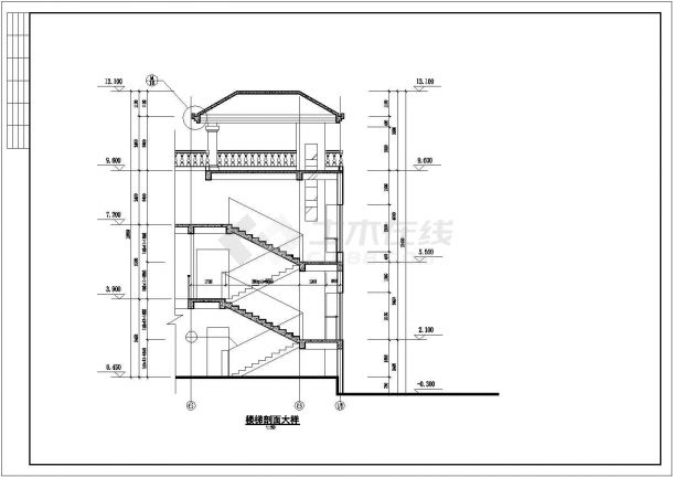 重庆市某度假山庄2层砖混结构休闲别墅建筑设计CAD图纸（3套方案）-图一