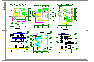私人住宅建筑CAD设计施工图纸