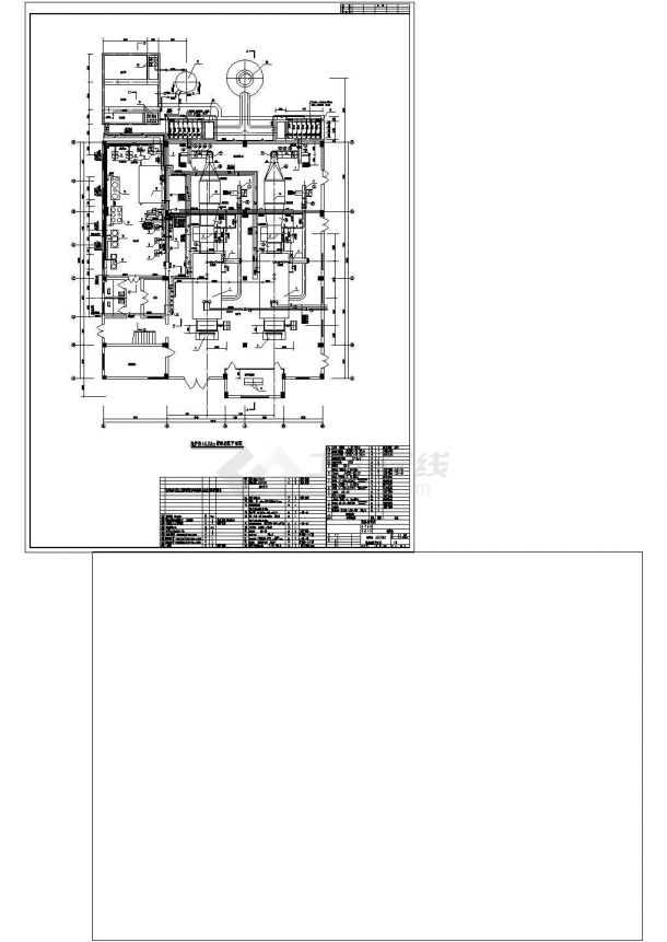锅炉房设计_药厂锅炉房施工CAD图-图二