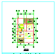 三层小别墅建筑设计CAD平面图-图二