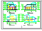 小型别墅建施设计CAD全套图纸-图二