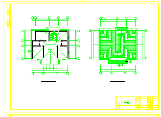 鑫厦豪华别墅建筑设计施工CAD图纸-图一