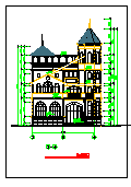 一套私人豪华别墅建筑设计CAD施工图-图一