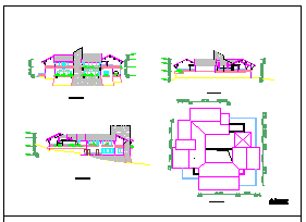 总统别墅建筑设计CAD方案图-图二