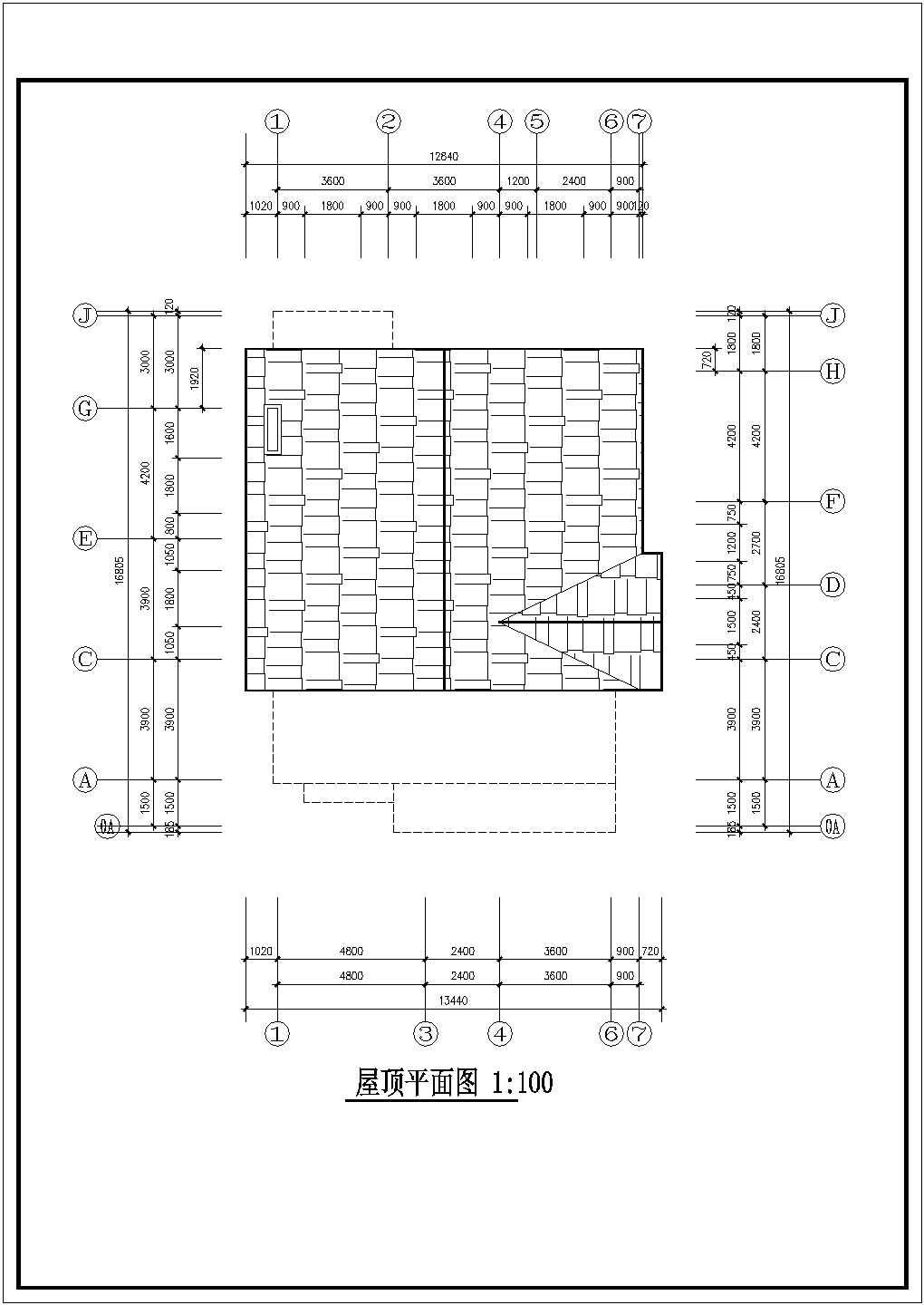 贵州某农村住宅建筑CAD设计平立剖大样施工图