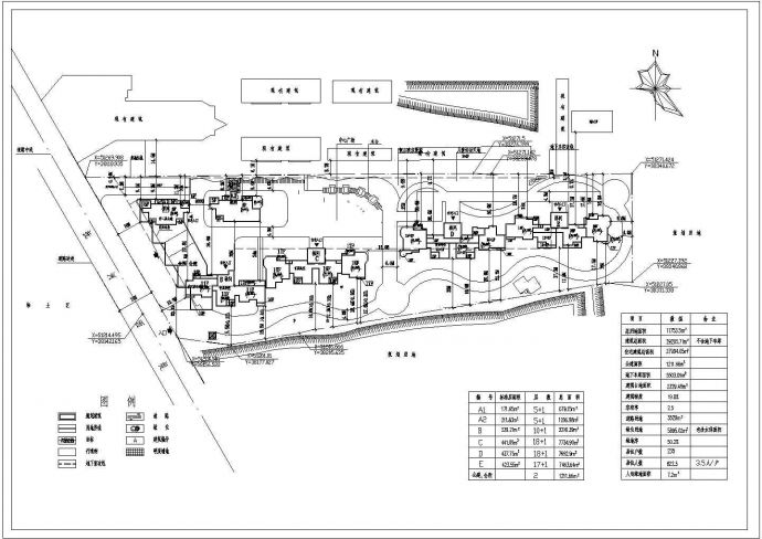 某南苑小区CAD完整设计详细规划图_图1