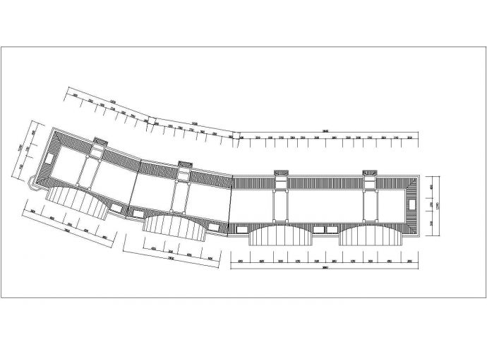 7000平米6+1层混合结构住宅楼建筑设计CAD图纸（含阁楼层）_图1