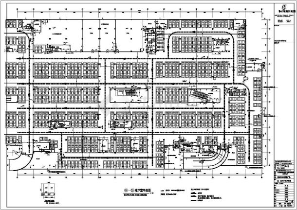 海安市新建造的全套商场结构设计cad平面施工图纸-图一