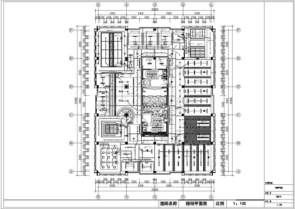 【江西】某科技产业园办公楼装修强弱电气施工图-图一