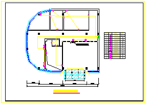 两层售楼处室内装修cad立面施工节点图纸_图1