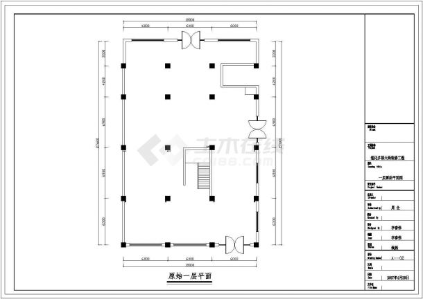 多福肥牛火锅设计施工图CAD图纸-图一