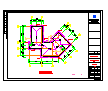 某两层现代别墅建筑cad设计方案图-图二