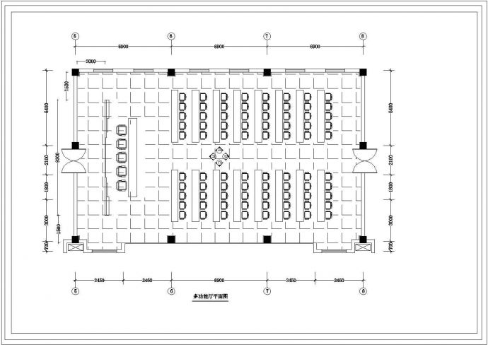 某地区办公楼全套装修设计CAD施工图纸_图1