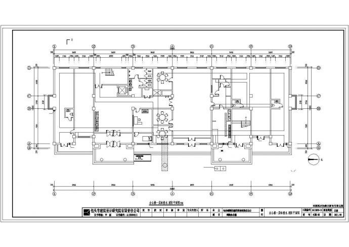 某六层办公楼全套给排水设计cad施工图纸（含设计说明）_图1