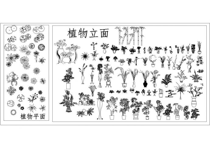 某公园植物规划图_图1