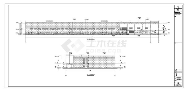 跨境电商备货物流分拨中心建筑cad施工图纸-图一