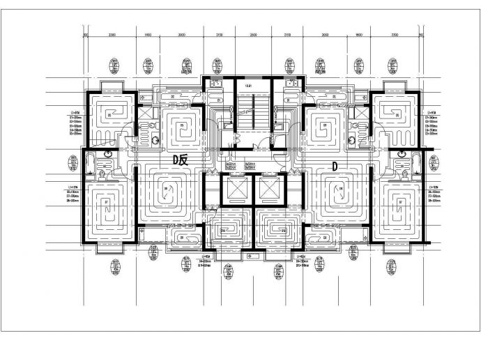 某十八层商住办公楼采暖设计cad施工图（含设计说明）_图1