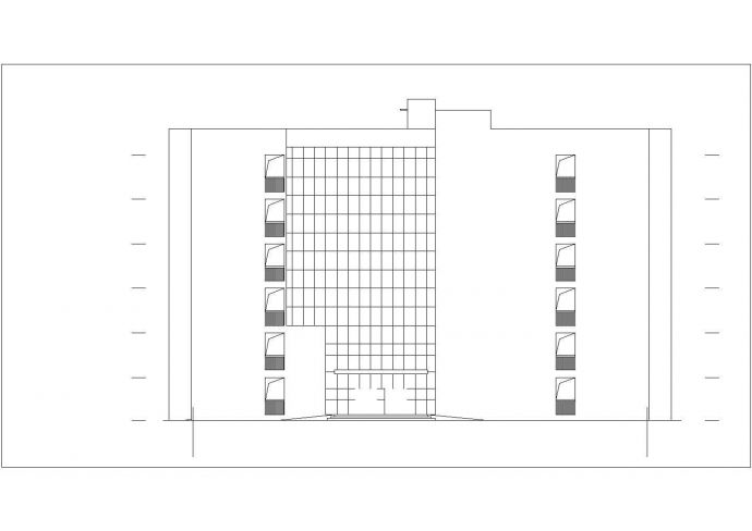 六层商业办公楼全套结构施工cad图，共二十一张_图1