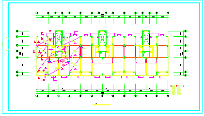 某13层住宅楼框剪结构cad建筑工程图纸-图二