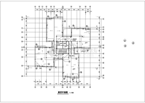 某小区20层框架结构住宅楼全套平面设计CAD图纸（含地下室层）-图一