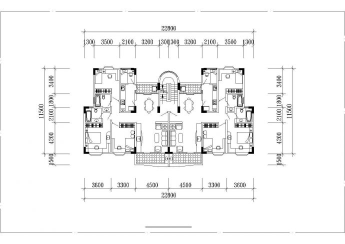 淄博市某新建小区65-135平米的热门户型设计CAD图纸（共10张）_图1
