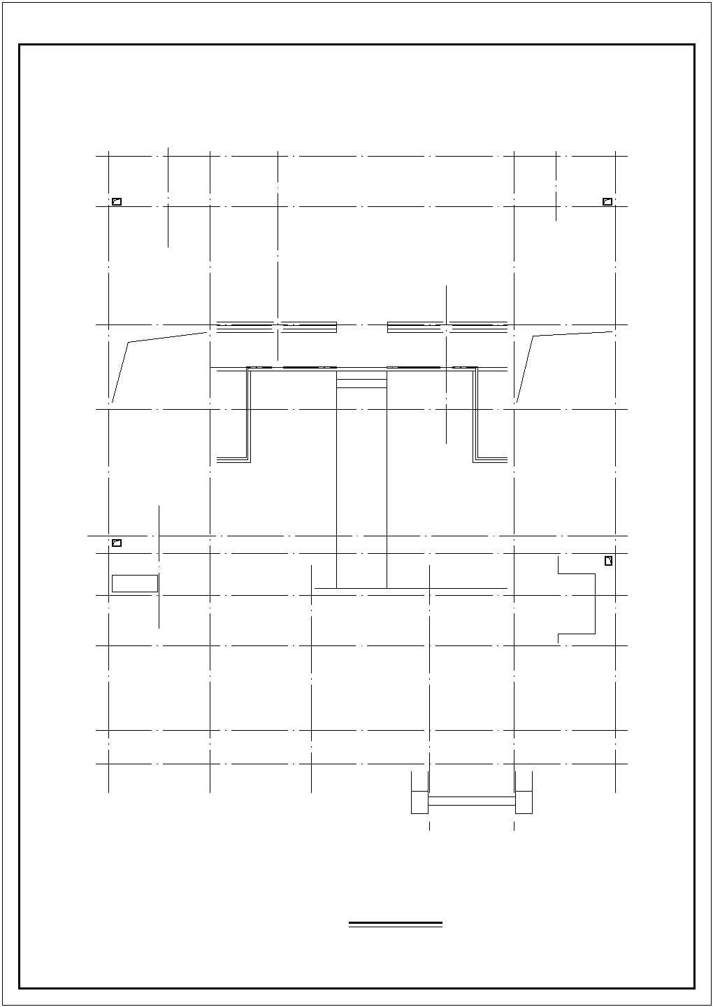 北京某地经典现代四合院全套施工设计cad图纸