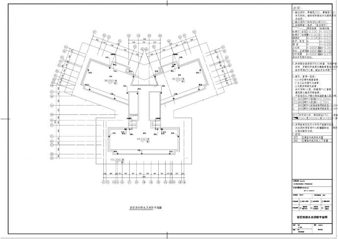 大都会高层楼结构设备图布置施工图CAD详图_图1